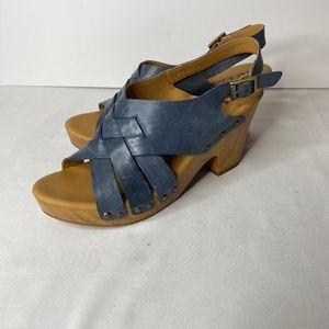 korks berengo wood heel sandals